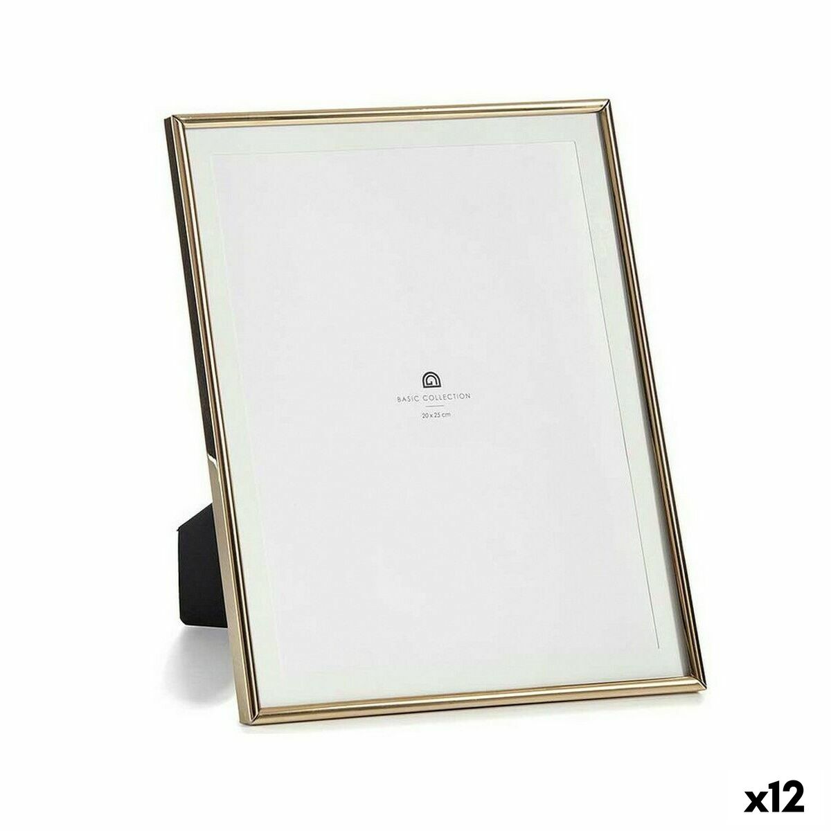 Photo frame Golden Crystal Steel (15,5 x 28 x 22,9 cm) (12 Units)-0