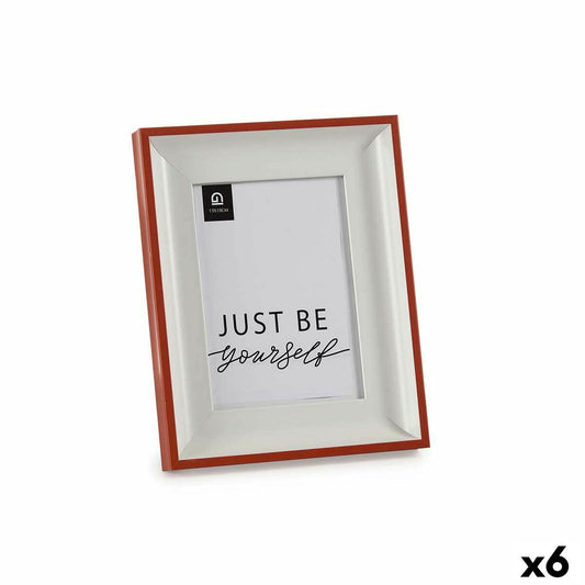 Photo frame Crystal Red White Plastic (2,5 x 24 x 19 cm) (6 Units)-0