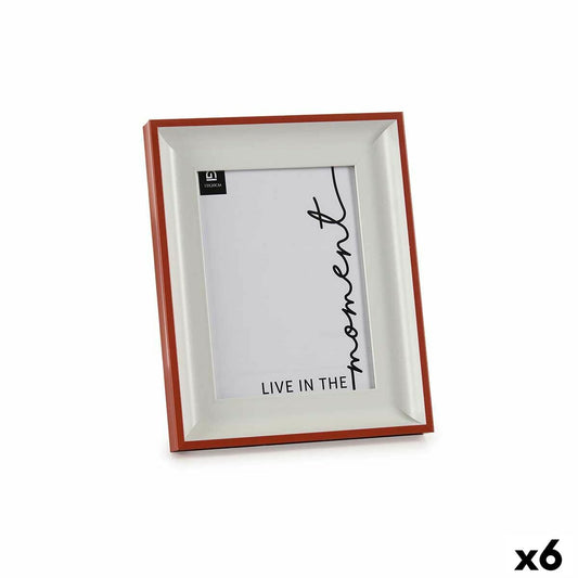 Photo frame Crystal Red White Plastic (2,5 x 26,2 x 21 cm) (6 Units)-0