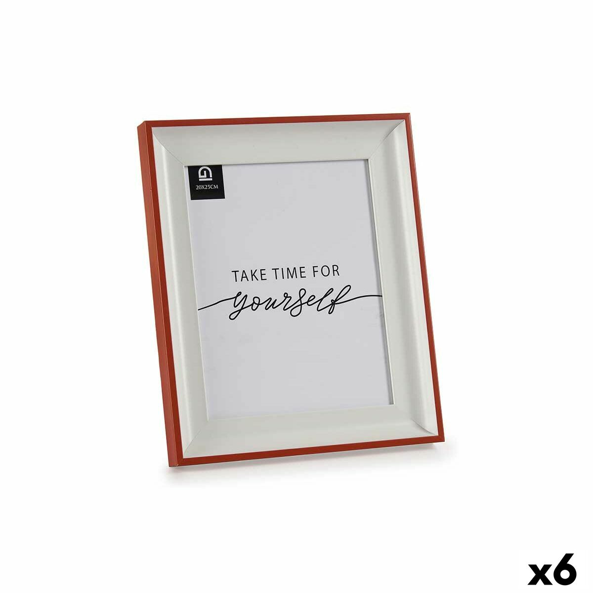Photo frame Crystal Red White Plastic (2,5 x 31,2 x 26 cm) (6 Units)-0