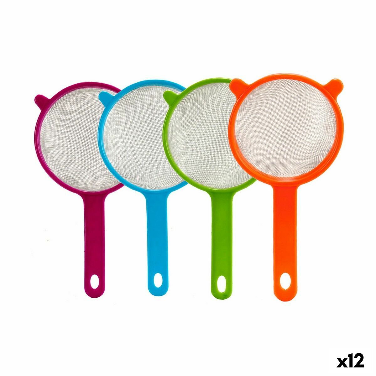 Strainer Kinvara 22228 Blue Green Purple Orange Aluminium polypropylene Plastic Ø 16 cm (12 Units)-0