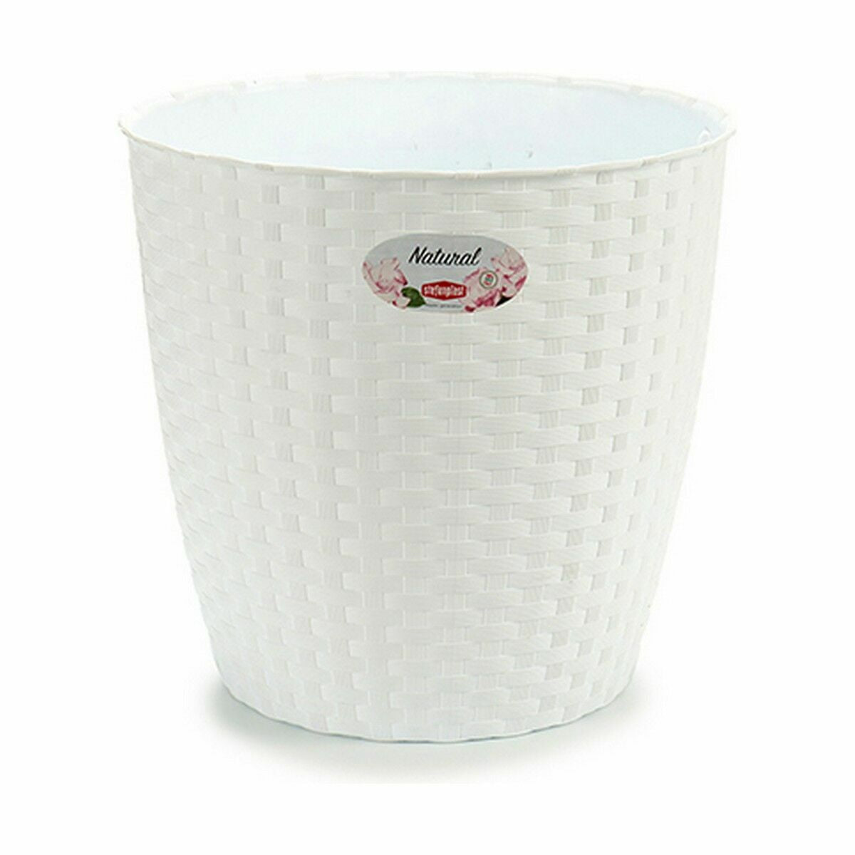 Planter Stefanplast White Plastic 29 x 27 x 29 cm (6 Units)-2
