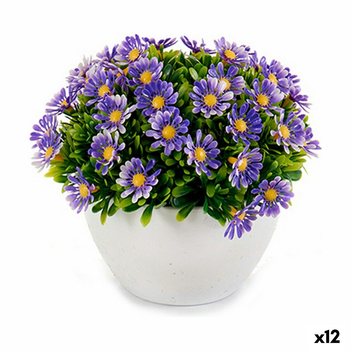 Decorative Plant Ibergarden S17-L048 Plastic Marguerite 14 x 13 x 14 cm (12 Units)-0