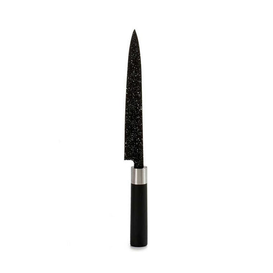 Kitchen Knife Kinvara KT11-5604M02 Black Silver Stainless steel Plastic 3,5 x 33,3 x 2,2 cm Marble (12 Units)-1