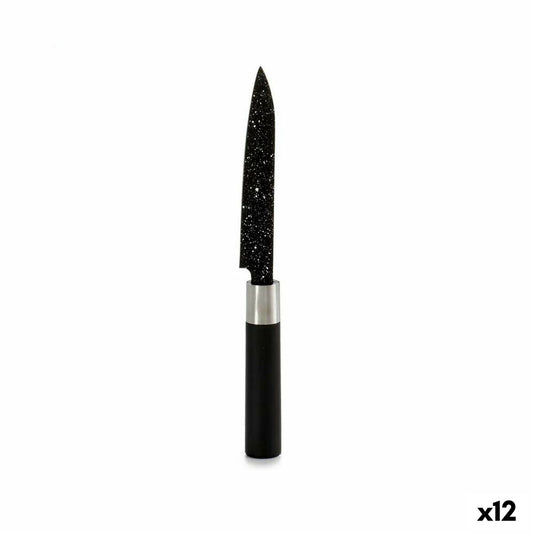 Kitchen Knife Kinvara KT11-5604M05 Black Stainless steel Plastic 2,5 x 24 x 2,5 cm Marble (12 Units)-0