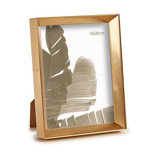 Photo frame WPC0235MG-3 Golden Glass Plastic (6 Units)-1