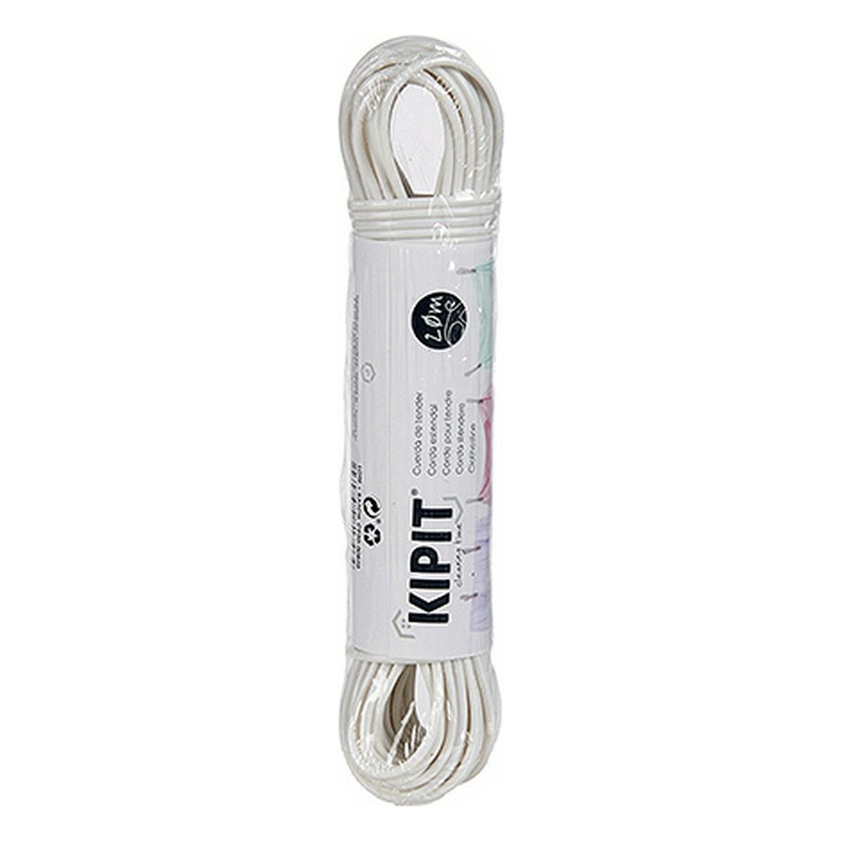 Washing Line Kipit HH023B(S/C) White PVC 20 m (12 Units)-1