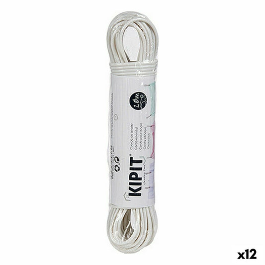 Washing Line Kipit HH023B(S/C) White PVC 20 m (12 Units)-0