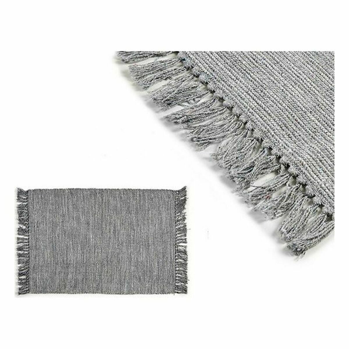 Carpet Grey 10 x 10 x 40 cm 180 x 120 x 1 cm (2 Units)-1