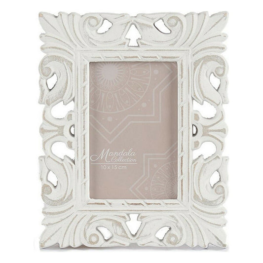 Photo frame 18,5 x 23 x 1,3 cm White MDF Wood (6 Units)-1