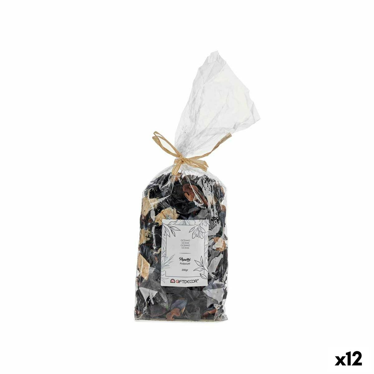 Decorative Flowers Ocean 200 g Blue Natural (12 Units)-0