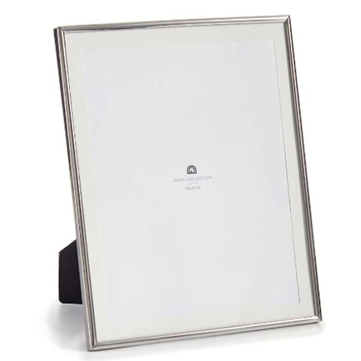 Photo frame Silver Crystal Steel 23 x 28 x 15 cm (12 Units)-1