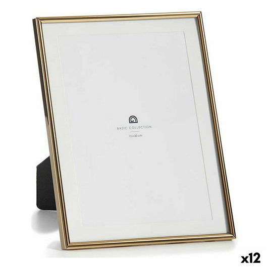 Photo frame MS61001-MAT GOLD Golden Crystal Steel (12 Units)-0