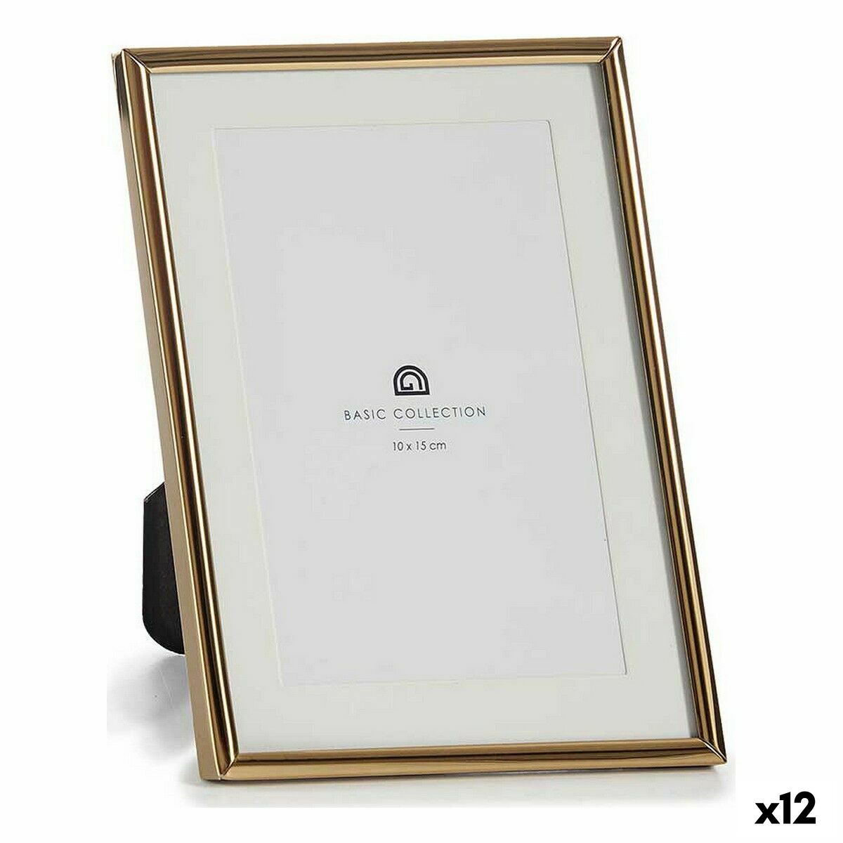Photo frame MS610001-MAT GOLD Golden Crystal Steel (12 Units)-0