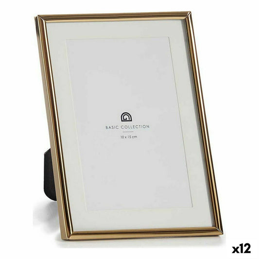 Photo frame MS610001-MAT GOLD Golden Crystal Steel (12 Units)-0