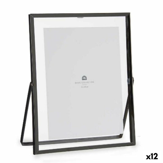Photo frame Black Metal Glass Plastic 20,5 x 1 x 25,2 cm (12 Units)-0