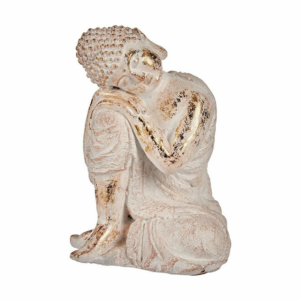 Decorative Garden Figure Ibergarden CC20447 Polyresin Buddha 23 x 33 x 26 cm (2 Units)-1