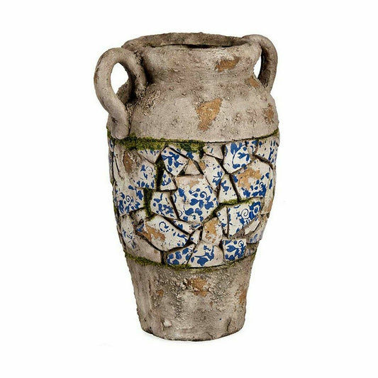 Decorative Garden Figure Ibergarden ZD19007 Polyresin Vase 21 x 34,5 x 28 cm (2 Units)-1