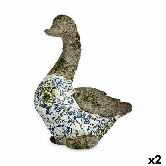 Decorative Garden Figure Ibergarden ZD18065 Polyresin Duck 17 x 42 x 40 cm (2 Units)-0