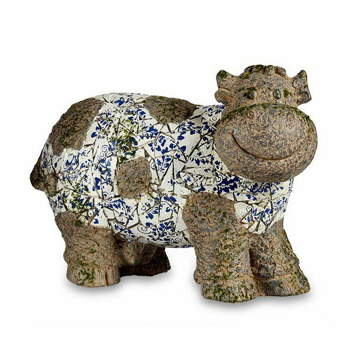 Decorative Garden Figure Ibergarden ZD18066 Polyresin Cow 18,5 x 33,5 x 46,5 cm (2 Units)-1
