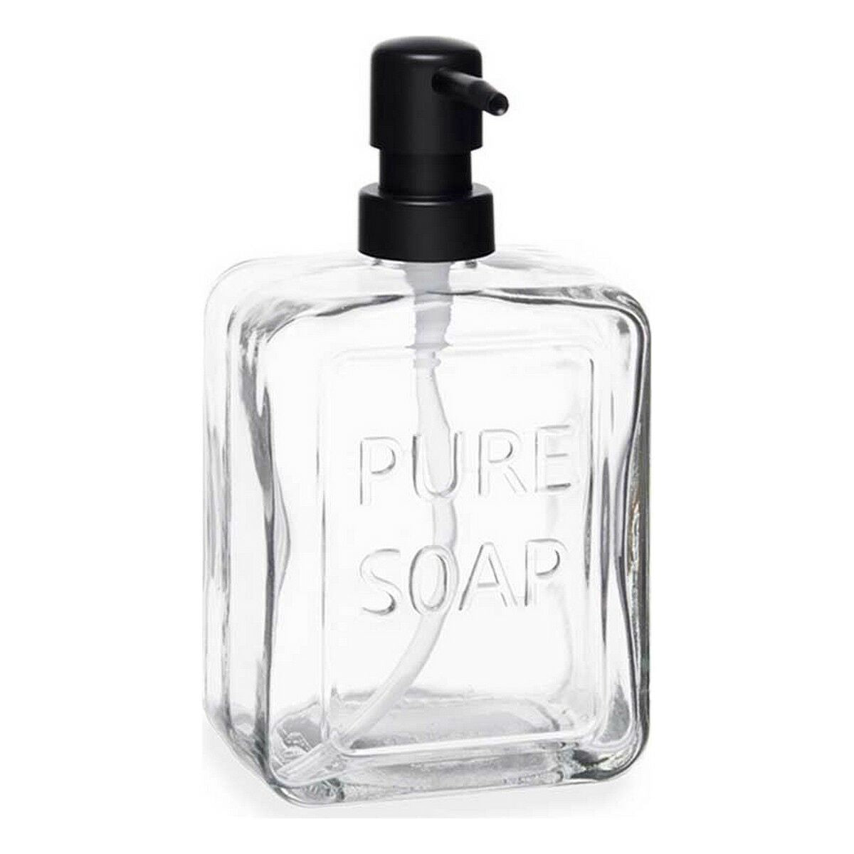 Soap Dispenser Berilo B5463U-1-361 Pure Soap Transparent Crystal Plastic 570 ml 10 x 18 x 6 cm (6 Units)-1