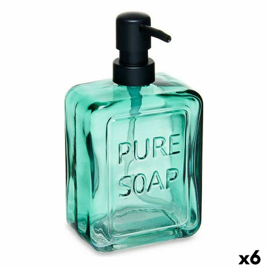 Soap Dispenser Berilo B5463U-1-363 Pure Soap Green Crystal 570 ml 10 x 18 x 6 cm (6 Units)-0