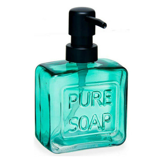 Soap Dispenser Berilo B7130-1-366 Pure Soap Green Crystal Plastic 250 ml 9 x 15 x 5 cm (12 Units)-1