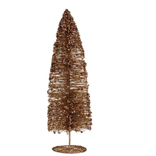 Christmas Tree Krist+ R201-034P-3 Golden Christmas Tree 10 x 41 x 10 cm Sequins (6 Units)-1