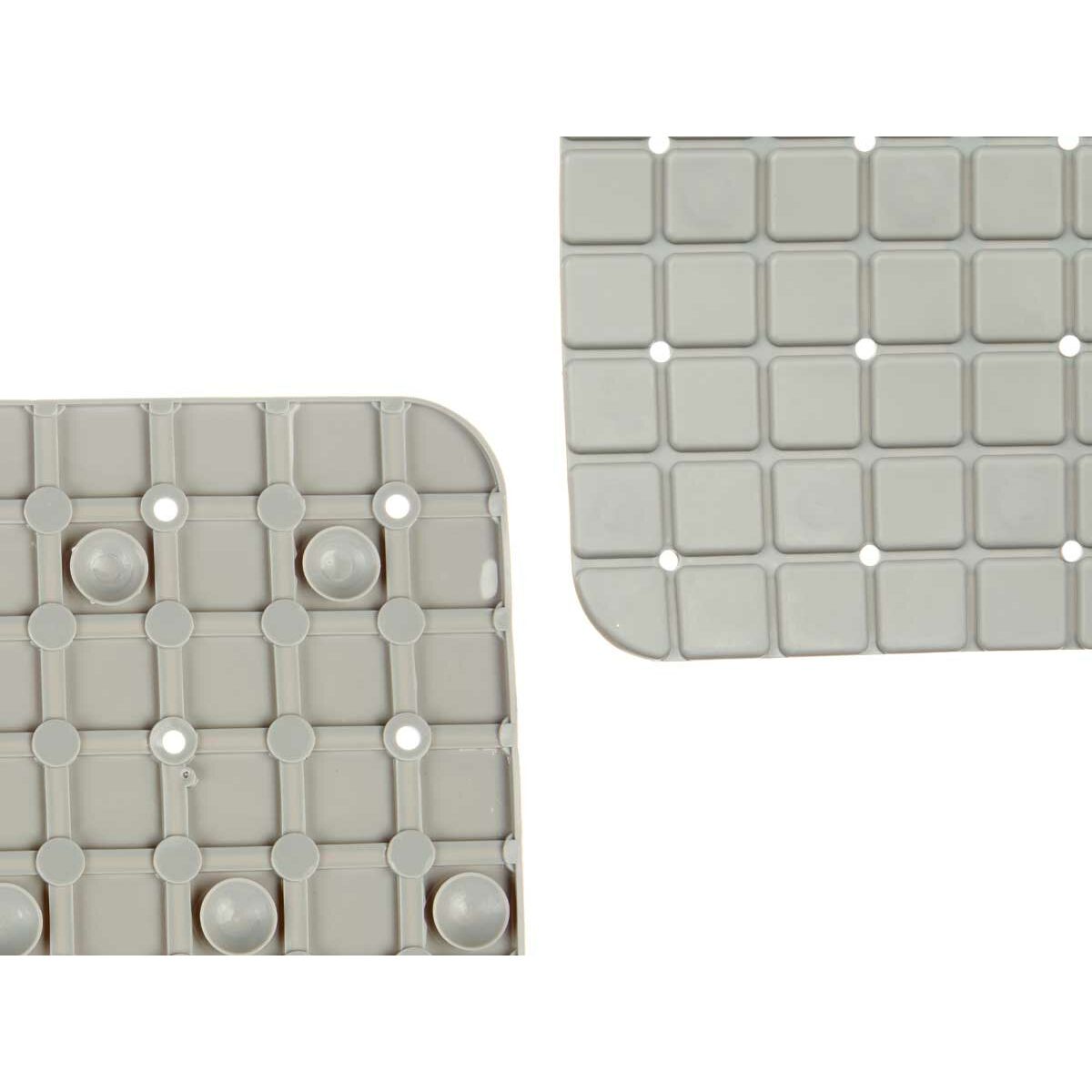 Non-slip Shower Mat Berilo BM509 - 311 BM509 - 311 Grey PVC 67,7 x 38,5 x 0,7 cm Frames (6 Units)-1