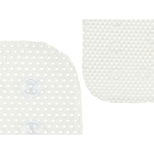 Non-slip Shower Mat Berilo BM814-4070 - 317 BM814-4070 - 317 White PVC 69,3 x 40 x 1 cm (6 Units)-1