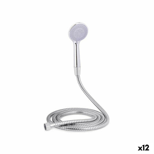 A shower head with a hose to direct the flow Berilo 170 170 Metal 2 m 14 x 24,5 x 4,5 cm 14 x 4,5 x 24,5 cm (12 Units)-0