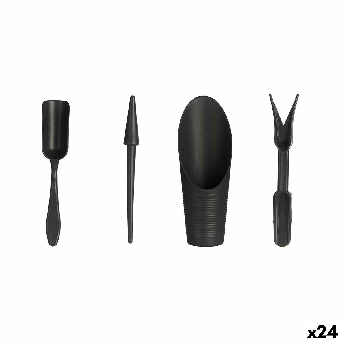 Tool Set Ibergarden KDS0102102 Anthracite polypropylene Garden (24 Units)-0