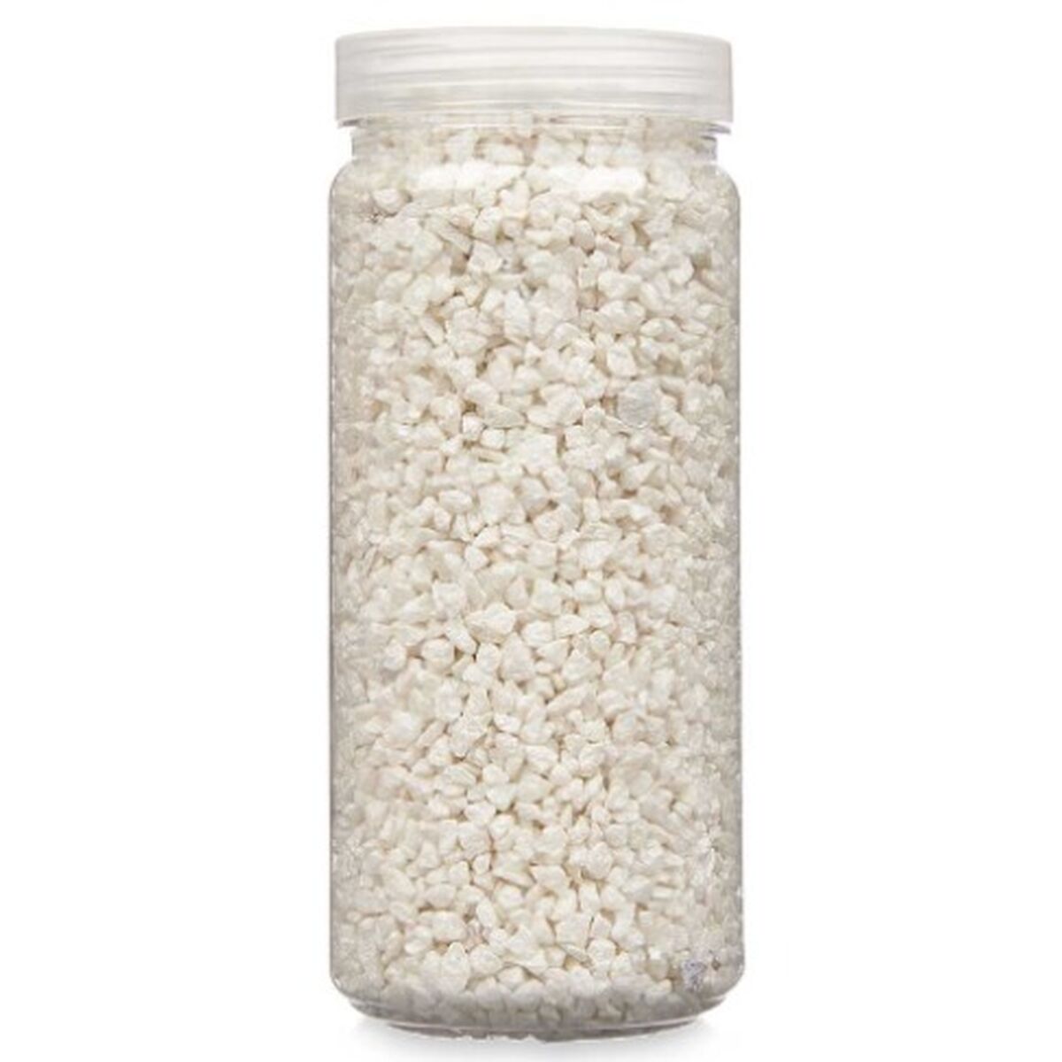 Decorative Stones White 2 - 5 mm 700 g (12 Units)-1