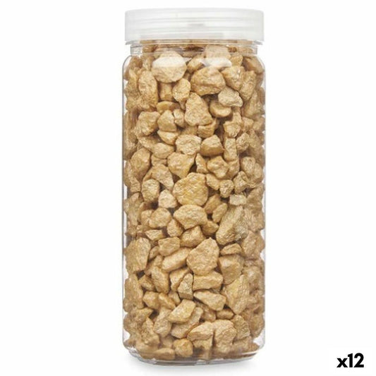 Decorative Stones Yellow 10 - 20 mm 700 g (12 Units)-0