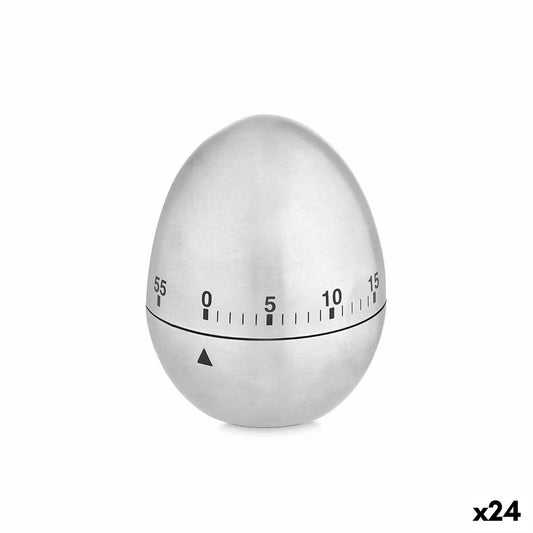 Kitchen Timer Kinvara MTM-002P 6 x 7,5 x 6 cm Egg (24 Units)-0