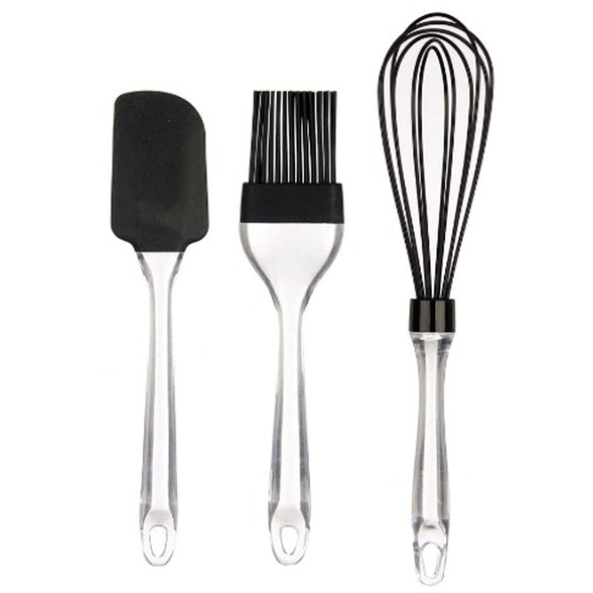 Set of Kitchen Utensils Kinvara KT11-5521D Silicone Plastic Bakery (8 Units)-1