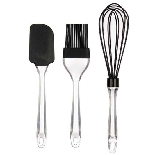 Set of Kitchen Utensils Kinvara KT11-5521D Silicone Plastic Bakery (8 Units)-1