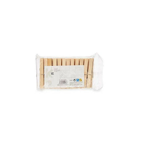 Clothes Pegs Wood 24 Pieces Set (24 Units)-1