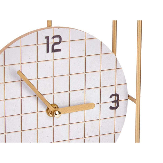 Table clock Gift Decor 22STC331-1 Black Wood Squared (6 Units)-1