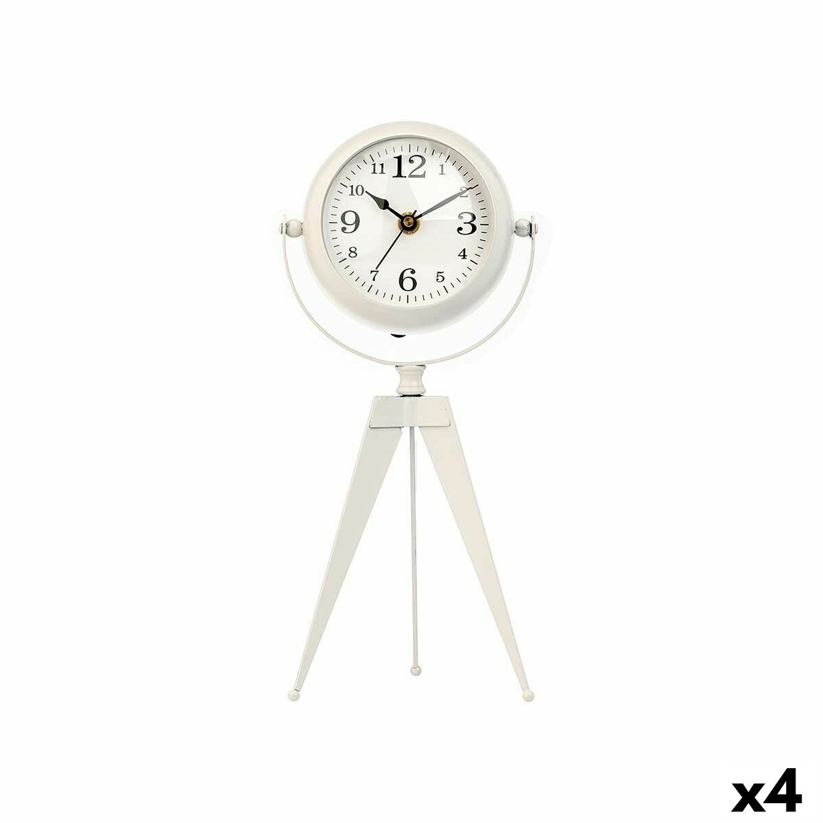 Table clock Gift Decor 905 White Tripod (4 Units)-0