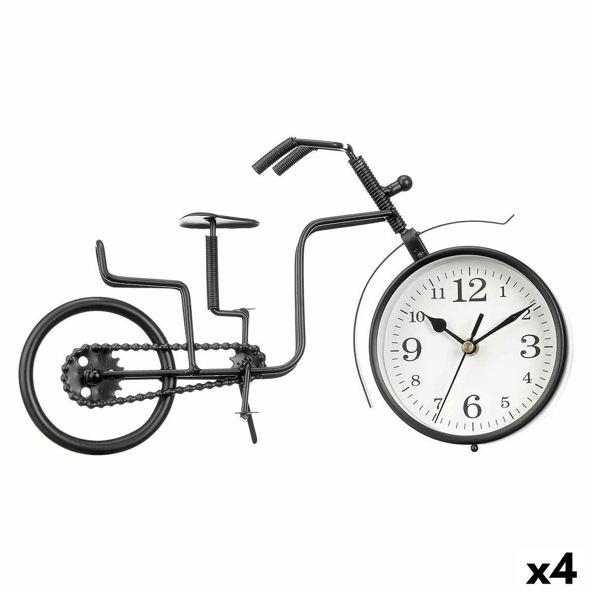 Table clock Gift Decor 911 Black Bicycle (4 Units)-0