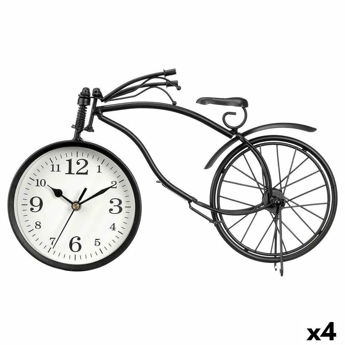 Table clock Gift Decor 912 Black Bicycle (4 Units)-0