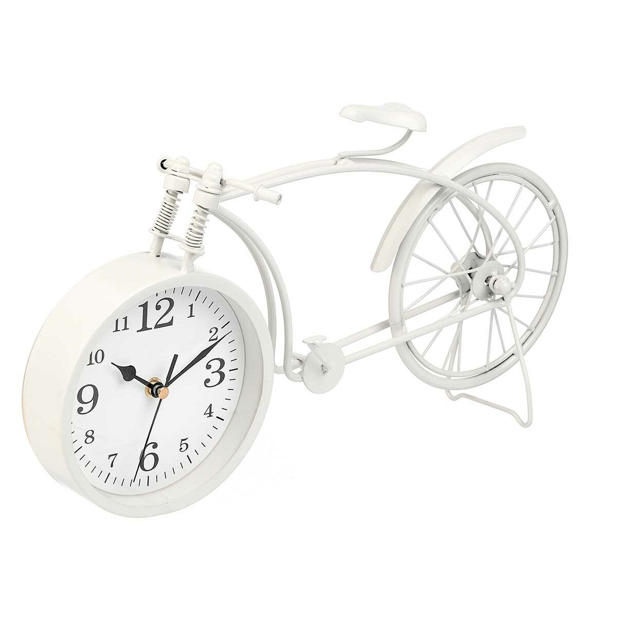 Table clock Gift Decor 920 White Bicycle (4 Units)-2