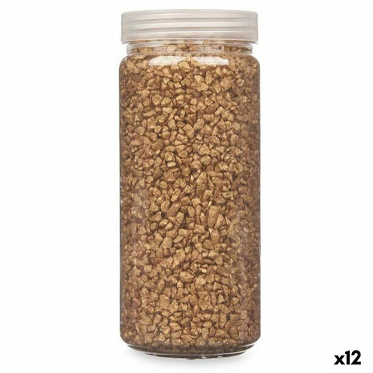 Decorative Stones Golden 2 - 5 mm 700 g (12 Units)-0