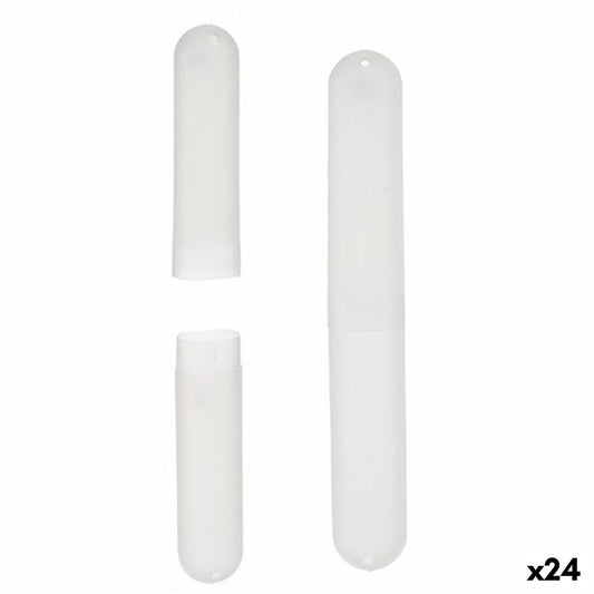 Toothbrush Holder Berilo CN80565 CN80565 Transparent polypropylene 20 x 2 x 3 cm (24 Units)-0