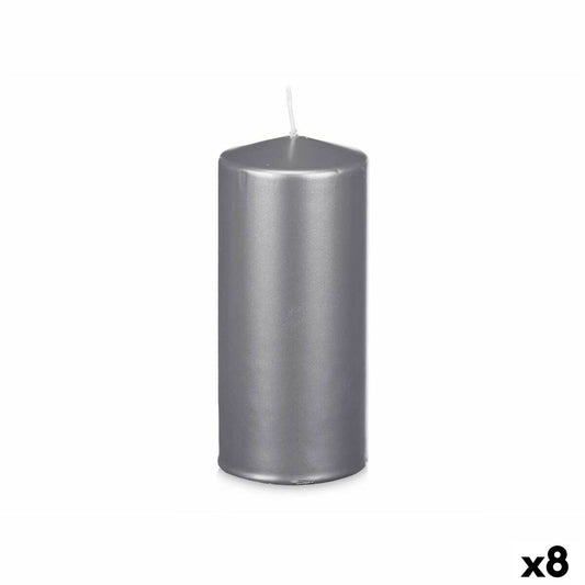 Candle Acorde 92547 Silver 9 x 20 x 9 cm (8 Units)-0