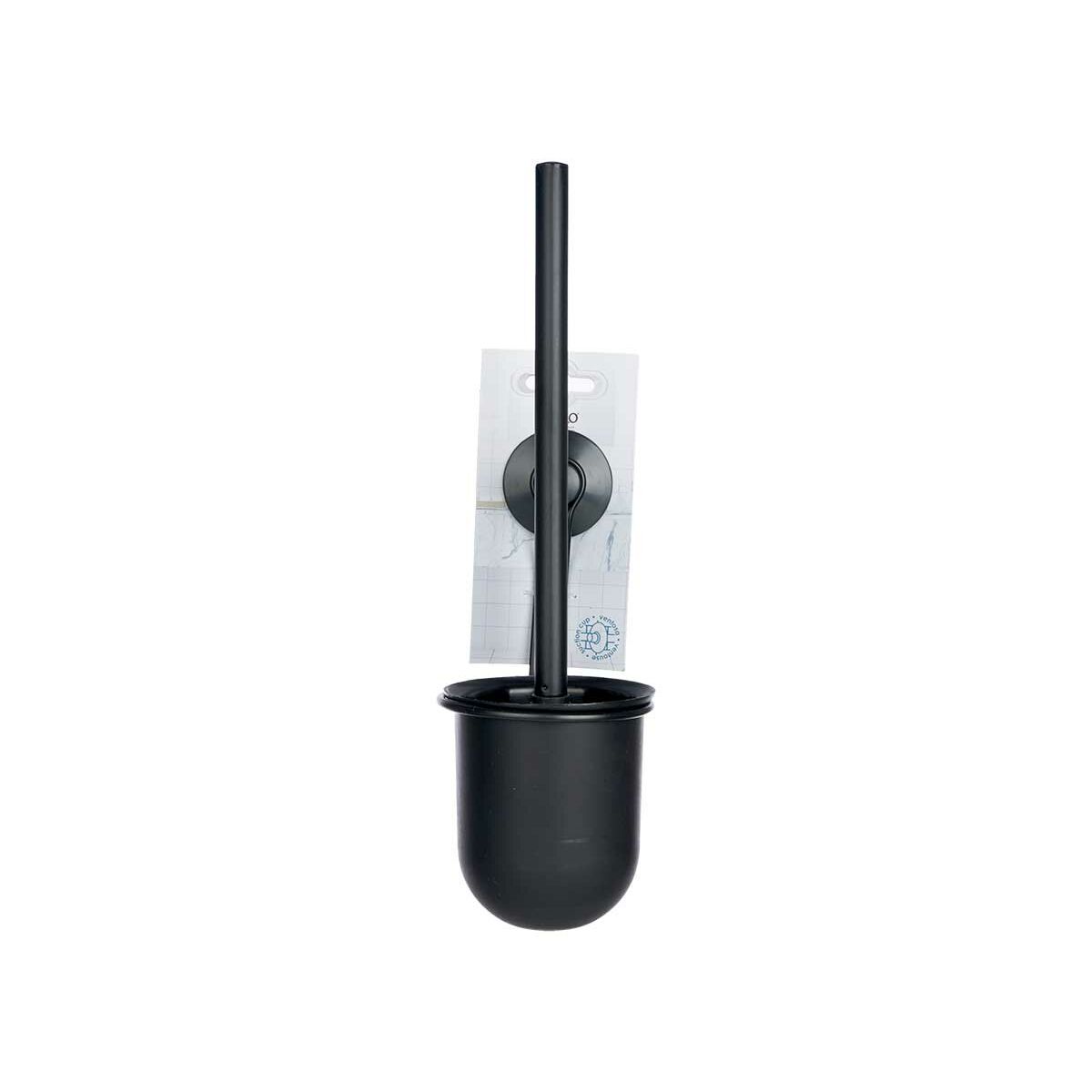 Toilet Brush Berilo CN-W3100-15 CN-W3100-15 Black Steel ABS 10 x 36 x 10 cm (12 Units)-3