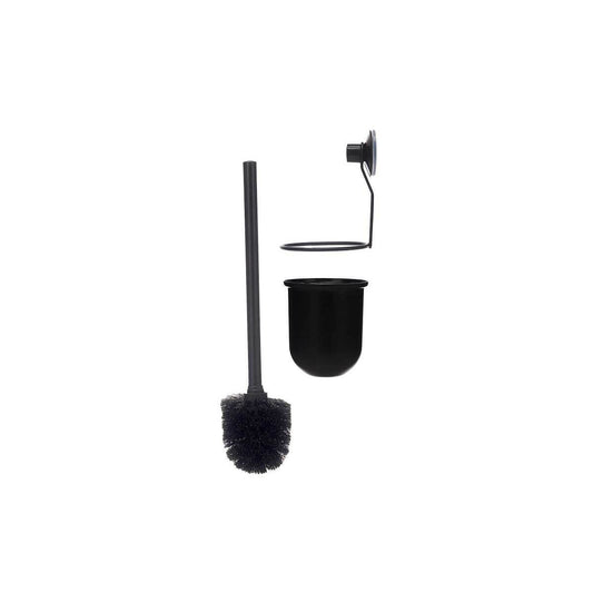 Toilet Brush Berilo CN-W3100-15 CN-W3100-15 Black Steel ABS 10 x 36 x 10 cm (12 Units)-1