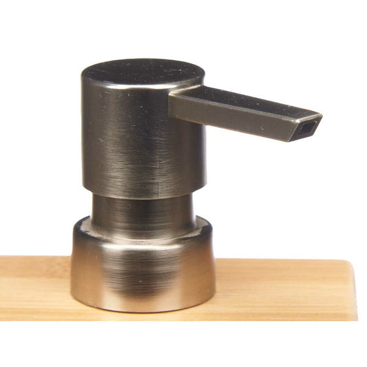 Soap Dispenser Berilo B7490-1 B7490-1 Silver Bamboo Plastic 9,7 x 15 x 5,8 cm (12 Units)-1