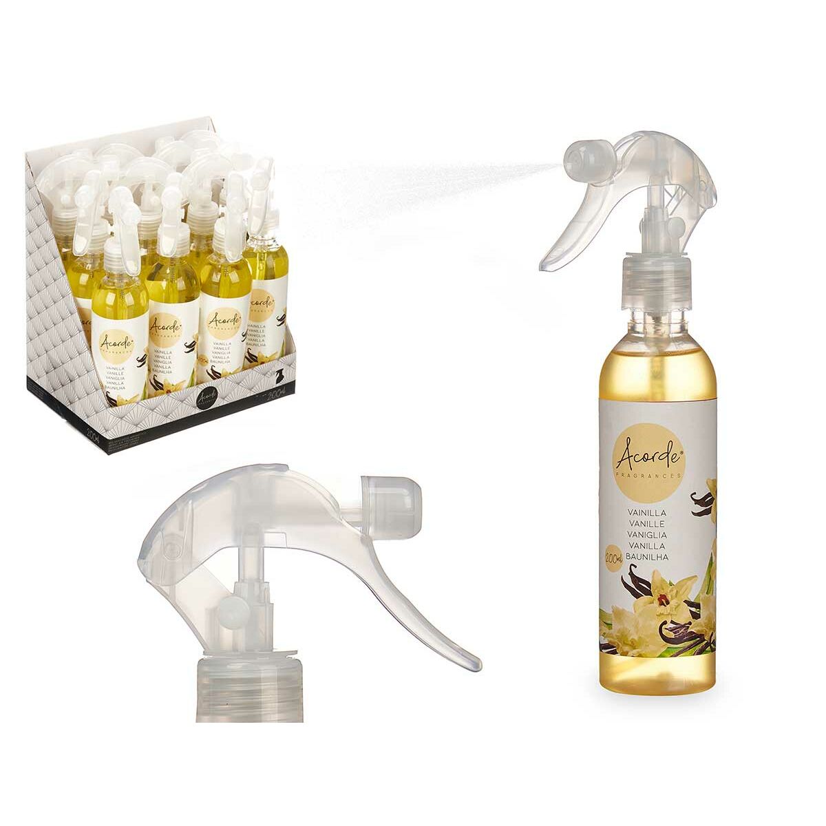 Air Freshener Acorde 4-C-AR Vanilla 200 ml (12 Units)-3
